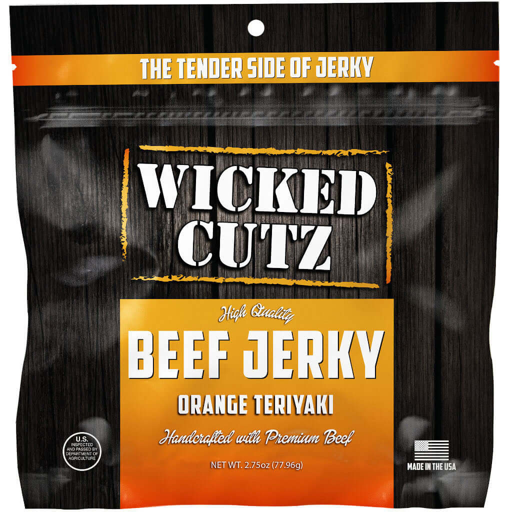 Picture of Wicked Cutz Beef Jerky Orange Teriyaki Style Flavor