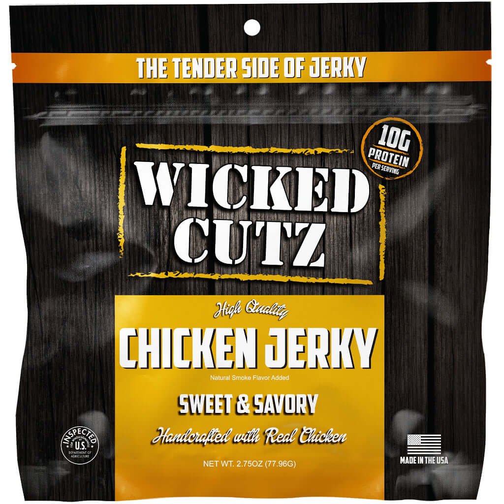 Picture of Wicked Cutz Chicken Jerky Sweet and Savory Flavor