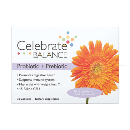 Celebrate Balance Probiotic Plus Prebiotic Capsules