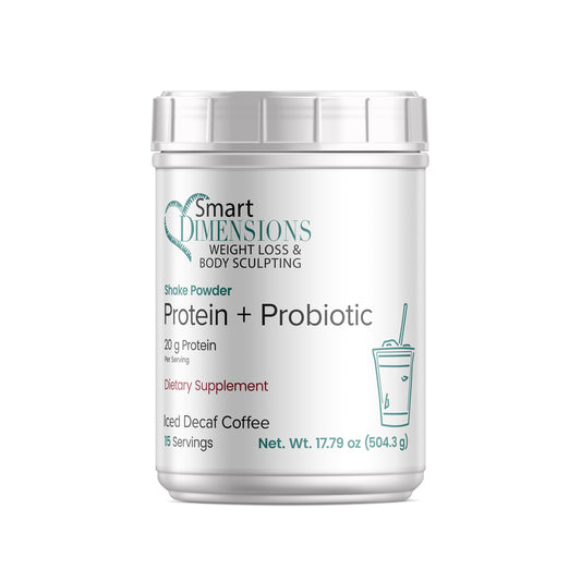 Smart Dimensions Protein + Probiotic Iced Decaf Shake Powder