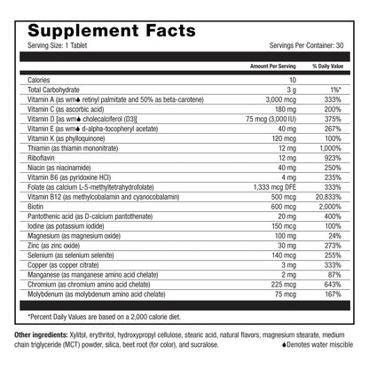 Smart Dimensions Bariatric Multivitamin Iron Free Strawberry Chewables