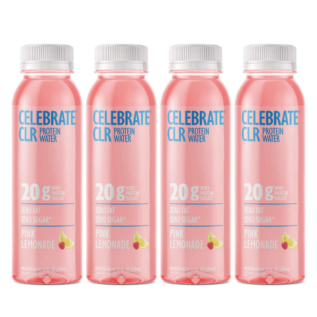 Celebrate CLR  Protein Water Pink Lemonade 4 Pack