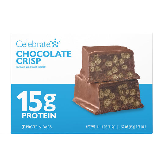 Celebrate Chocolate Crisp Protein Bars