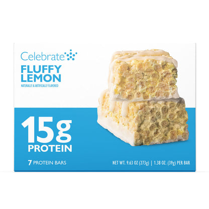 Celebrate Fluffy Lemon Protein Bars